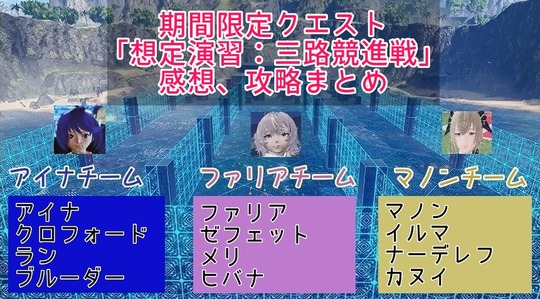 想定演習：三路競進戦」