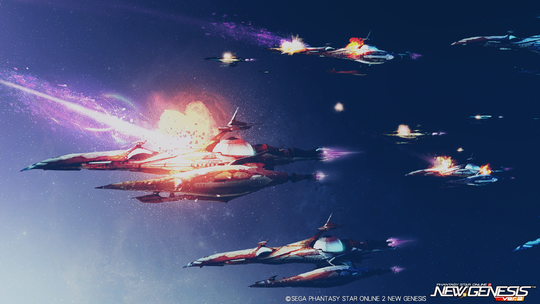 アークス艦隊花火