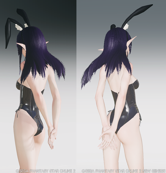 Mo待機：後ろ手　ルピカバニー