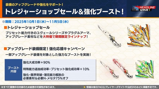 トレジャーショップセール＆ブースト