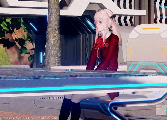 椅子に座る NGS2