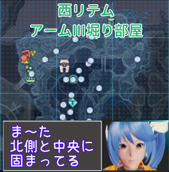 西リテムアーム掘り