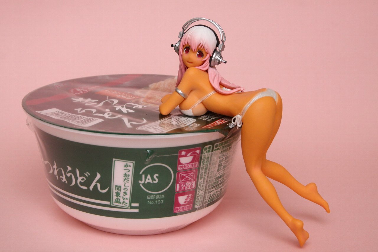 そに子 ぬーどるストッパー すーぱーそに子ヌードルストッパーフィギュアピンク