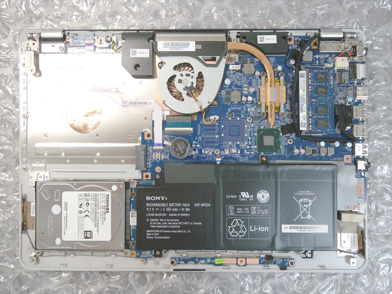 SONY VAIO SVL241B17N SSD換装済み メモリ8 win10 開梱からSSD換装まで＞VAIO Z、256GBを1TBにSSD容量アップした