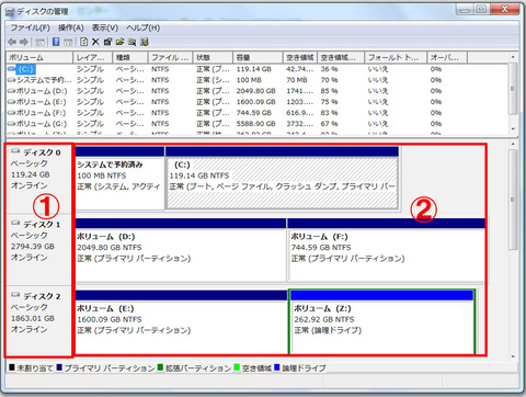 ディスク管理01