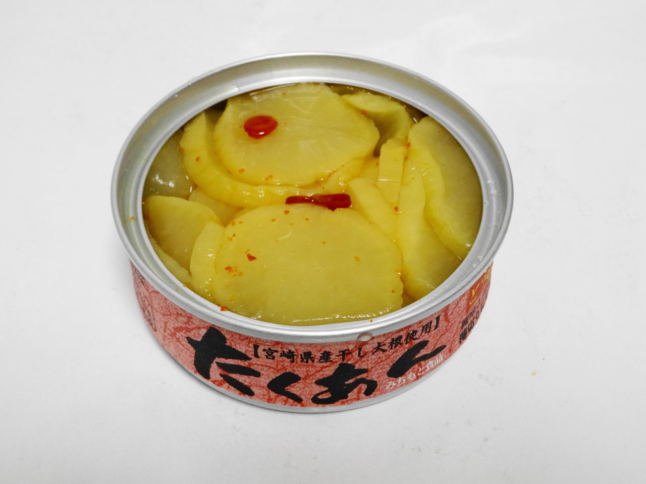 缶詰 道本食品 たくあん とうがらし味 食べモノズキ 缶詰 道本食品 たくあん とうがらし味 食べモノズキ