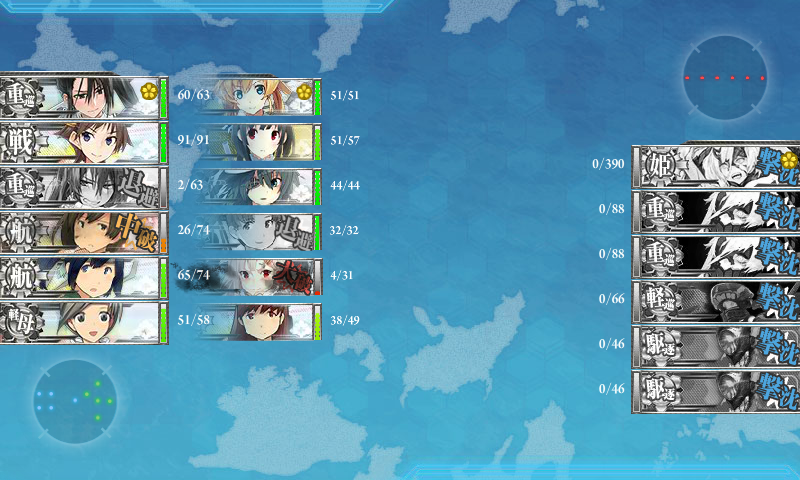 艦隊これくしょん出撃録 16春e4 ａ ｄ 全てが混在するブログ