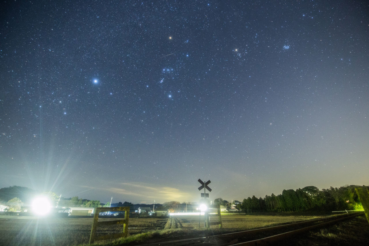 天体写真 千葉県 いすみ鉄道第二五之町踏切 天体写真 カメラと星景写真の日々