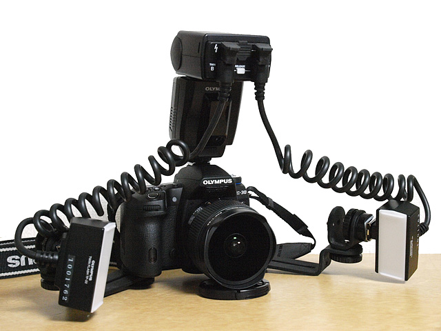 OLYMPUS ツインフラッシュセット STF-22 アダプタリングFR-2付き 中古 新作登場，HOT OLYMPUS オリンパス ツインフラッシュセット STF-22