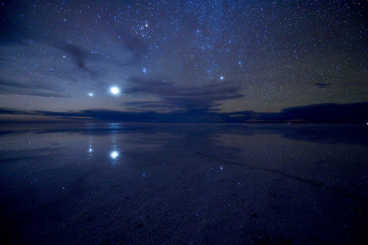 おかしいです ウユニ塩湖 星空 壁紙 高画質