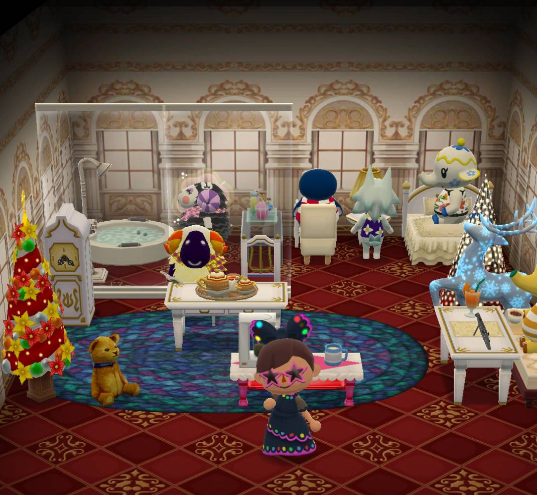 ポケ森 ドバイ某ホテル風クリスマス ぷらてんノート