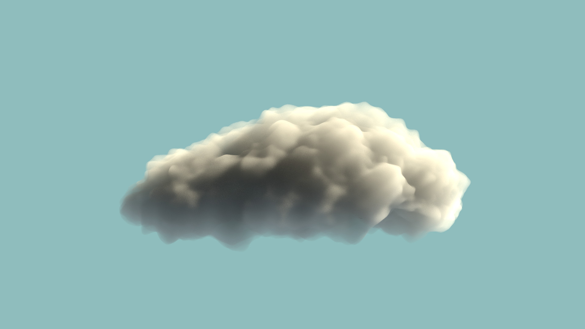 Cyclesでvolumeを使って雲を作成 Blenderのお勉強ブログ