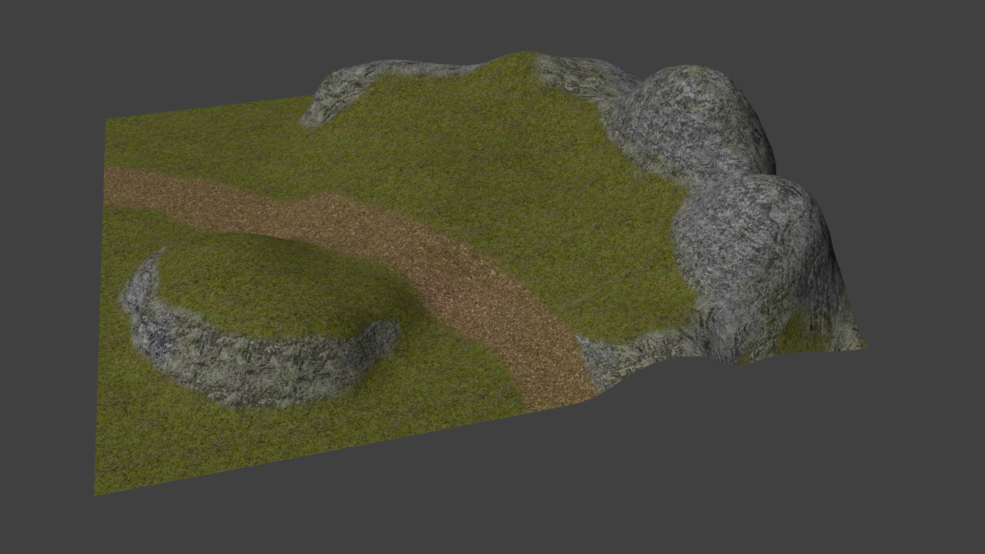 Sculptとtexture Paintを使ってterrainを作成 Blenderのお勉強ブログ