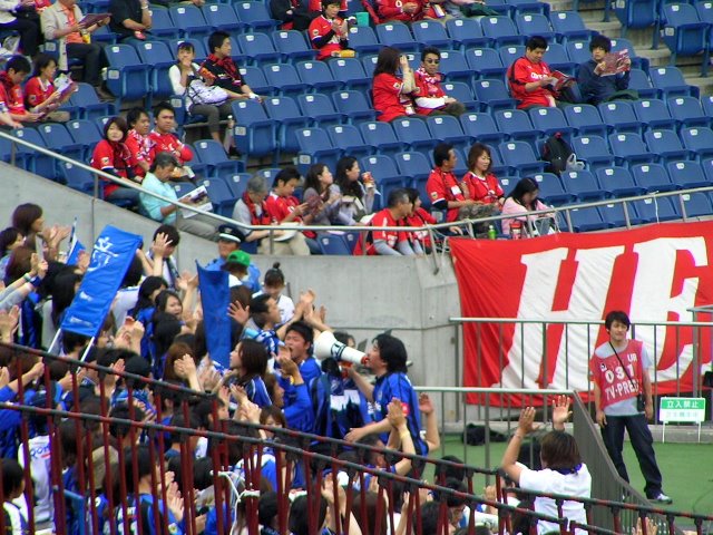 浦和レッズ対ガンバ大阪 07年5月13日 浦和レッズの応援写真 フォトレッズ