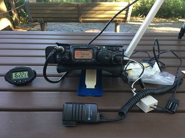 FT817 スピーカーマイク 軽量化（ハンディー機のスピーカーマイクの 