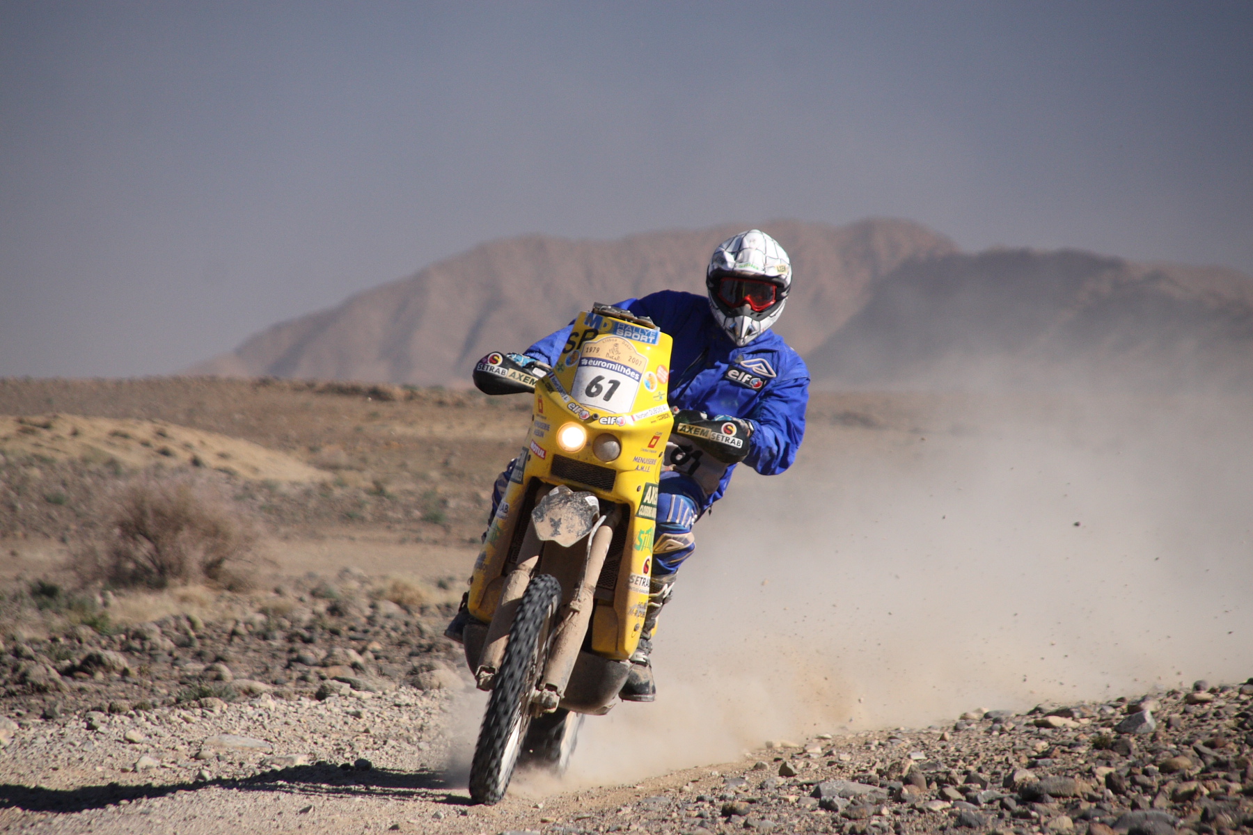 ダカールラリー バイク部門選手 砂漠 Rally Raid Pictures