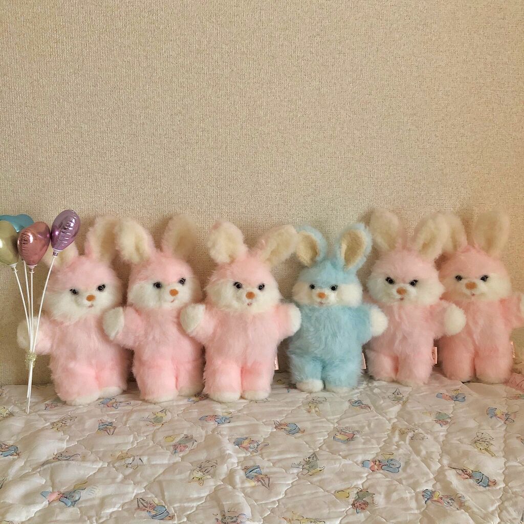 うさきち ぬいぐるみ Mサイズ ベイビーピンク うさきち ぬいぐるみ Mサイズ ベイビーピンク