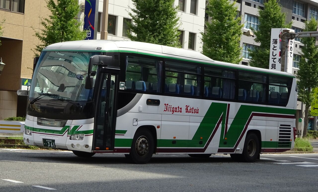 新潟交通観光バス 新潟0か 361 三度のメシよりバスが好きな人のブログ
