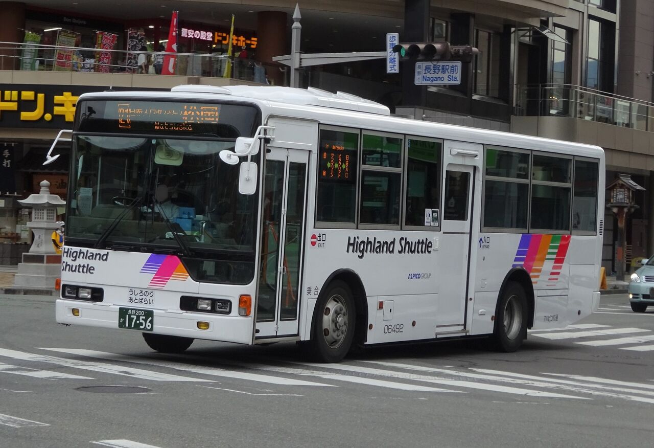 アルピコ交通 06492(長野200か1756) : 三度のメシよりバスが好きな人の