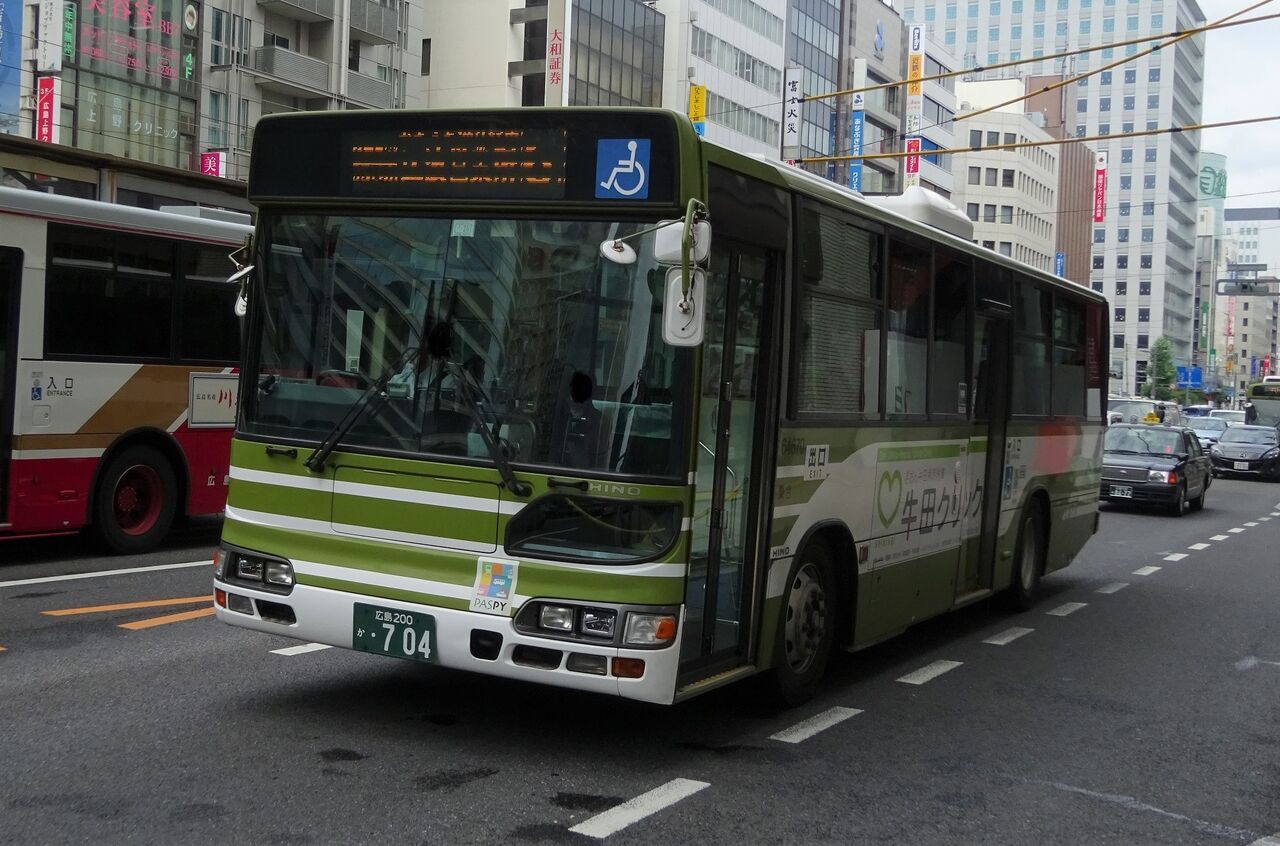 広電バス 広島0か 704 三度のメシよりバスが好きな人のブログ 広電バス 広島0か 704 三度のメシよりバスが好きな人のブログ