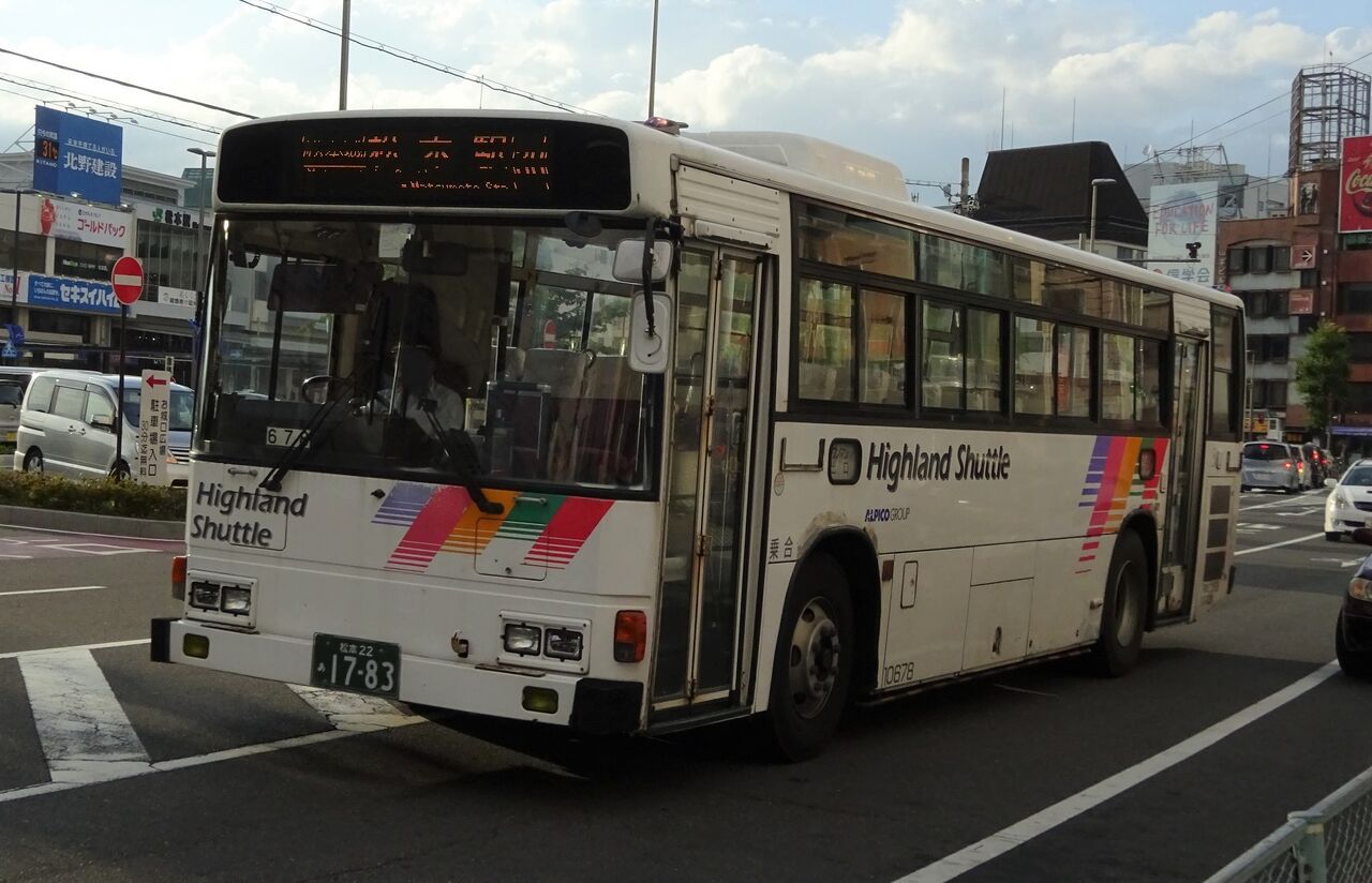 アルピコ交通 松本22あ17 三度のメシよりバスが好きな人のブログ アルピコ交通 松本22あ17 三度のメシよりバスが好きな人のブログ