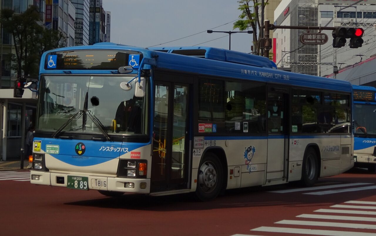 川崎市営バス H 1816 川崎0か 8 三度のメシよりバスが好きな人のブログ