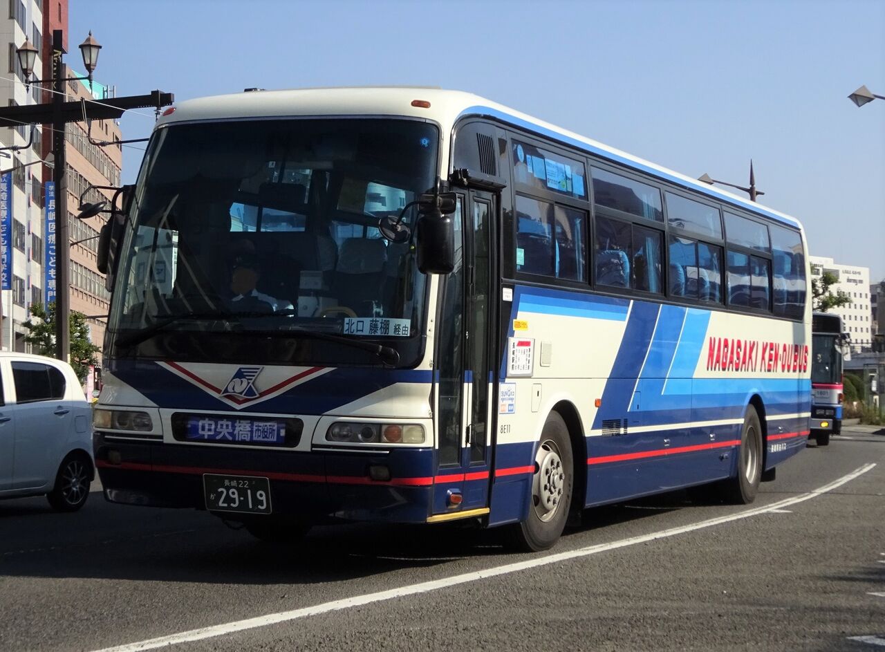 長崎県央バス 8E11(長崎22か2919) : 三度のメシよりバスが好きな人のブログ