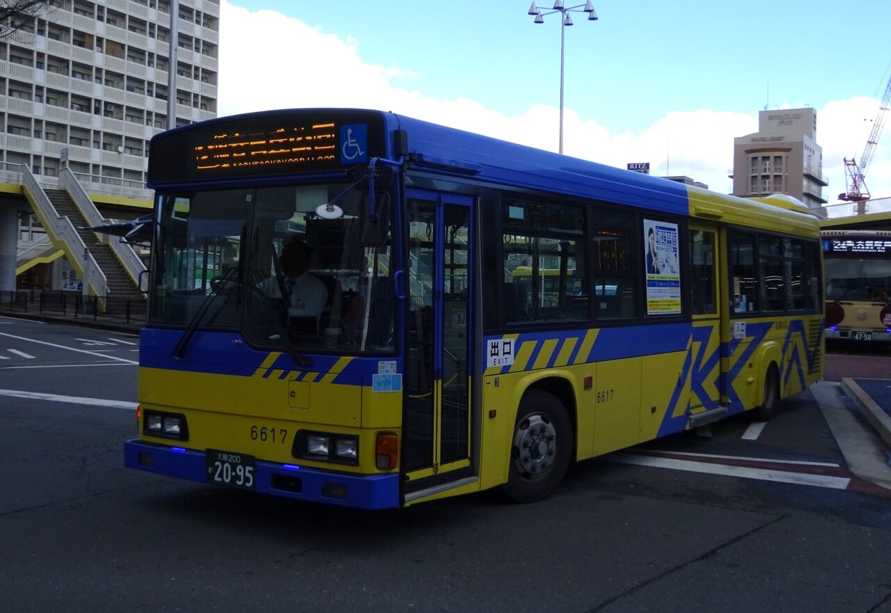近鉄バス 6617(大阪200か2095) : 三度のメシよりバスが好きな人のブログ