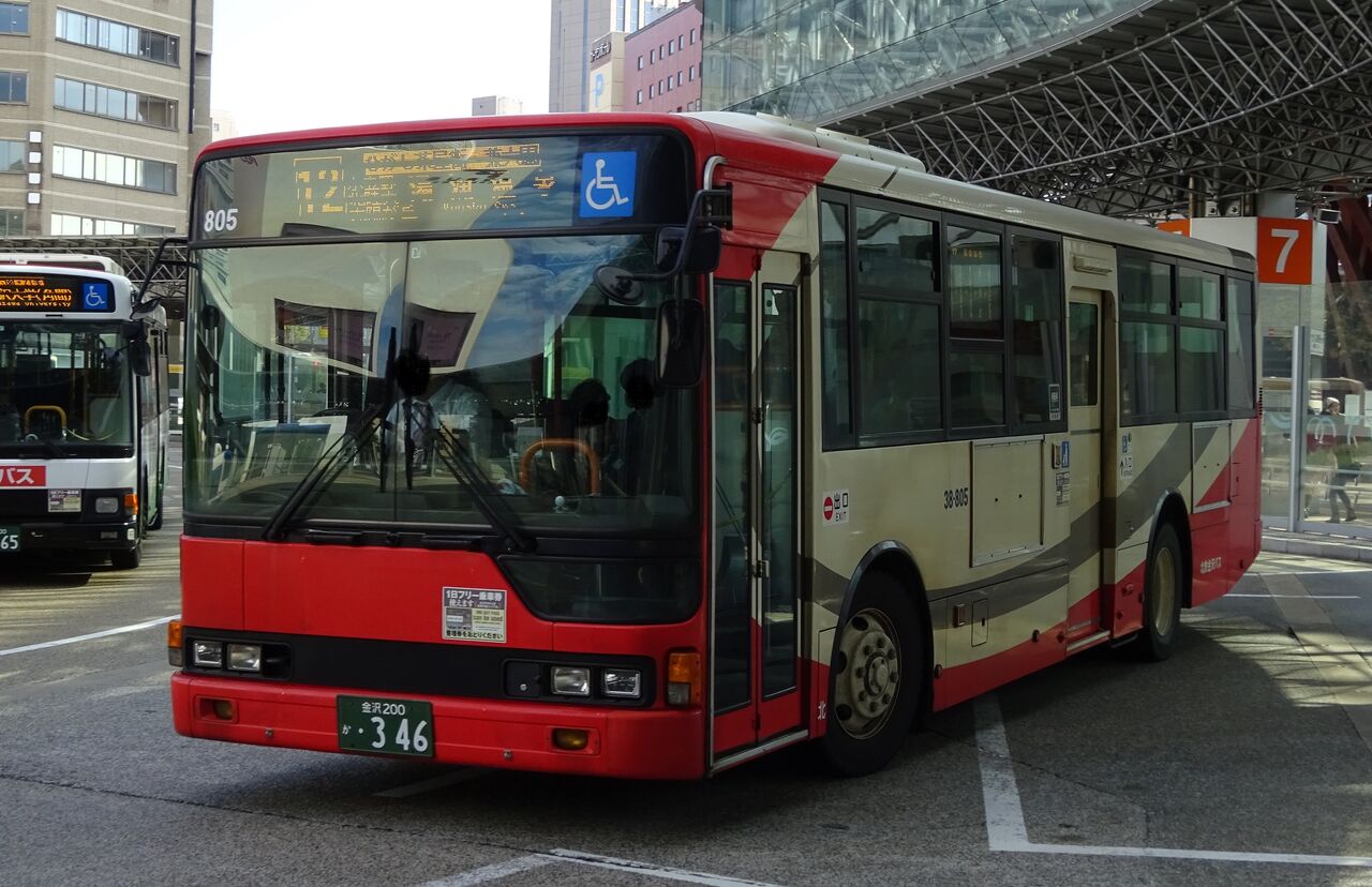 北鉄金沢バス 38805(金沢200か･346) 三度のメシよりバスが好きな人のブログ 新館