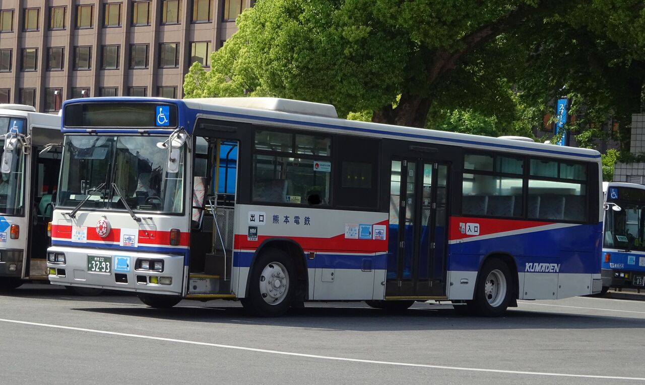熊本電鉄バス 熊本22か3293 : 三度のメシよりバスが好きな人のブログ