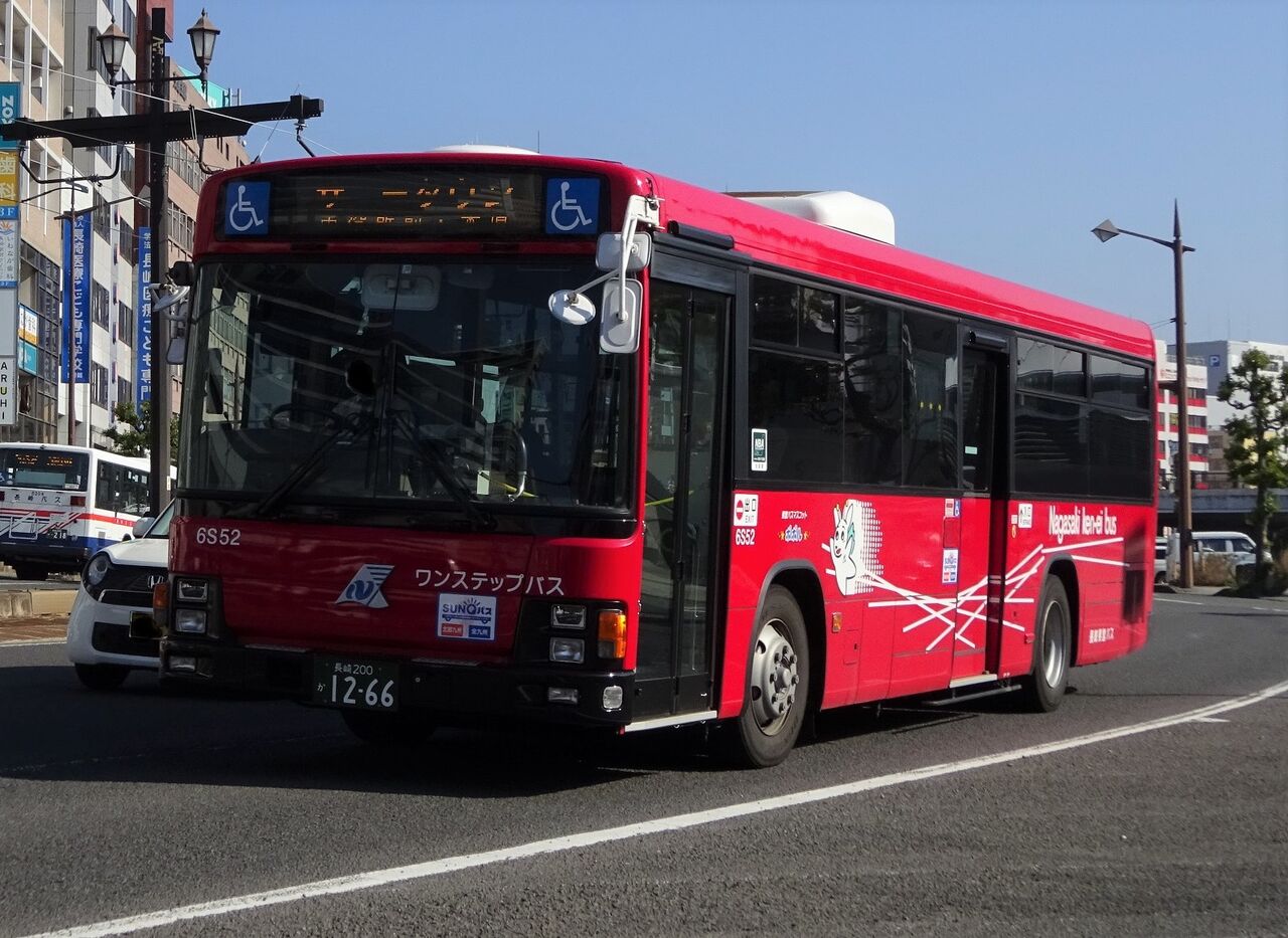 長崎県営バス 6S52(長崎200か1266) : 三度のメシよりバスが好きな人の