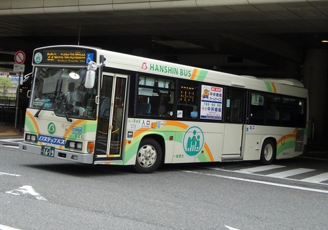 阪神バス 16-846(神戸200か1619) : 三度のメシよりバスが好きな人のブログ