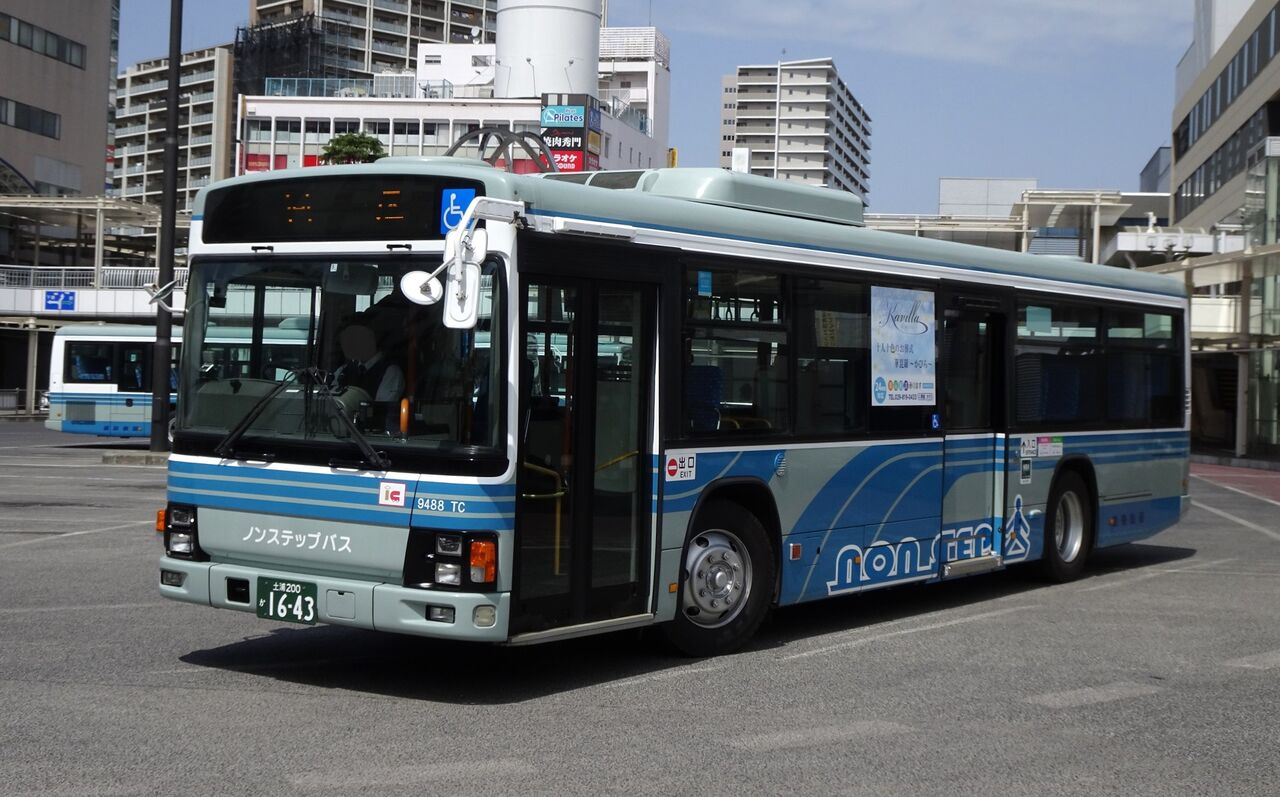 関東鉄道バス 9488TC(土浦200か1643) : 三度のメシよりバスが好きな人
