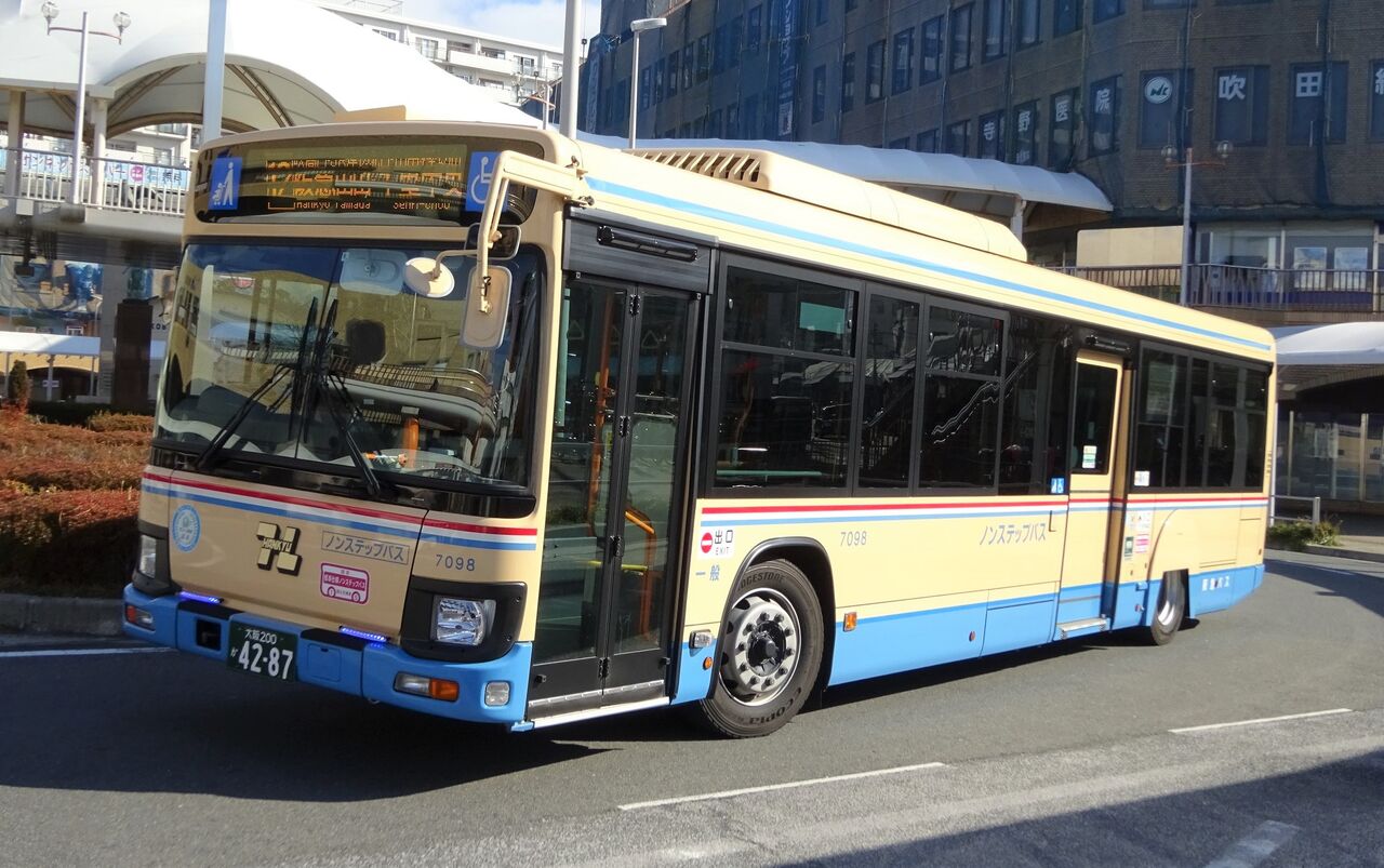 阪急バス 7098 大阪0か4287 三度のメシよりバスが好きな人のブログ