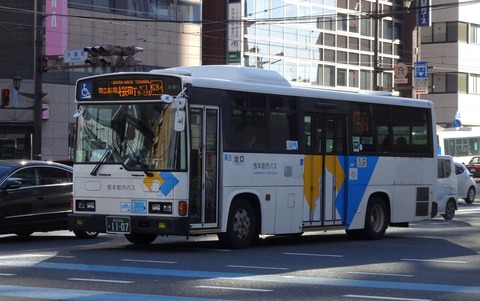 熊本都市バス 熊本200か1107 : 三度のメシよりバスが好きな人のブログ