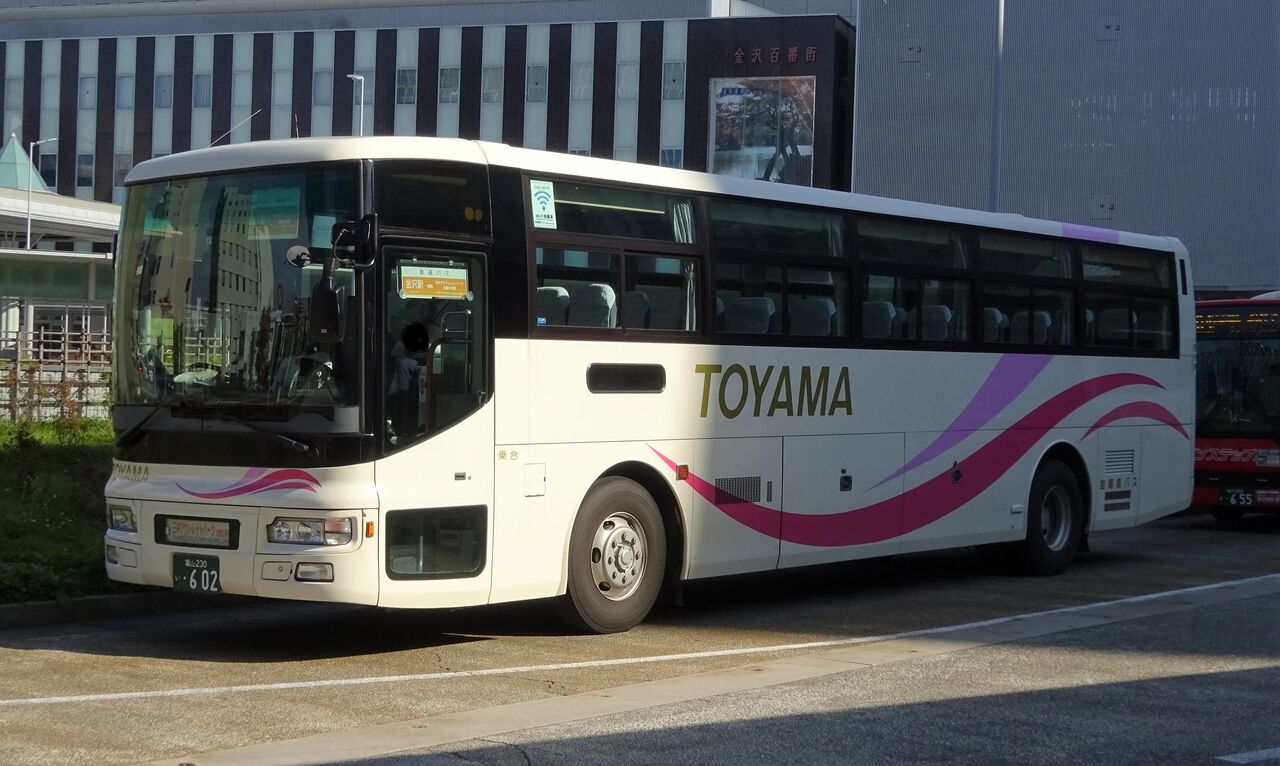 加越能バス 富山230い 602 三度のメシよりバスが好きな人のブログ