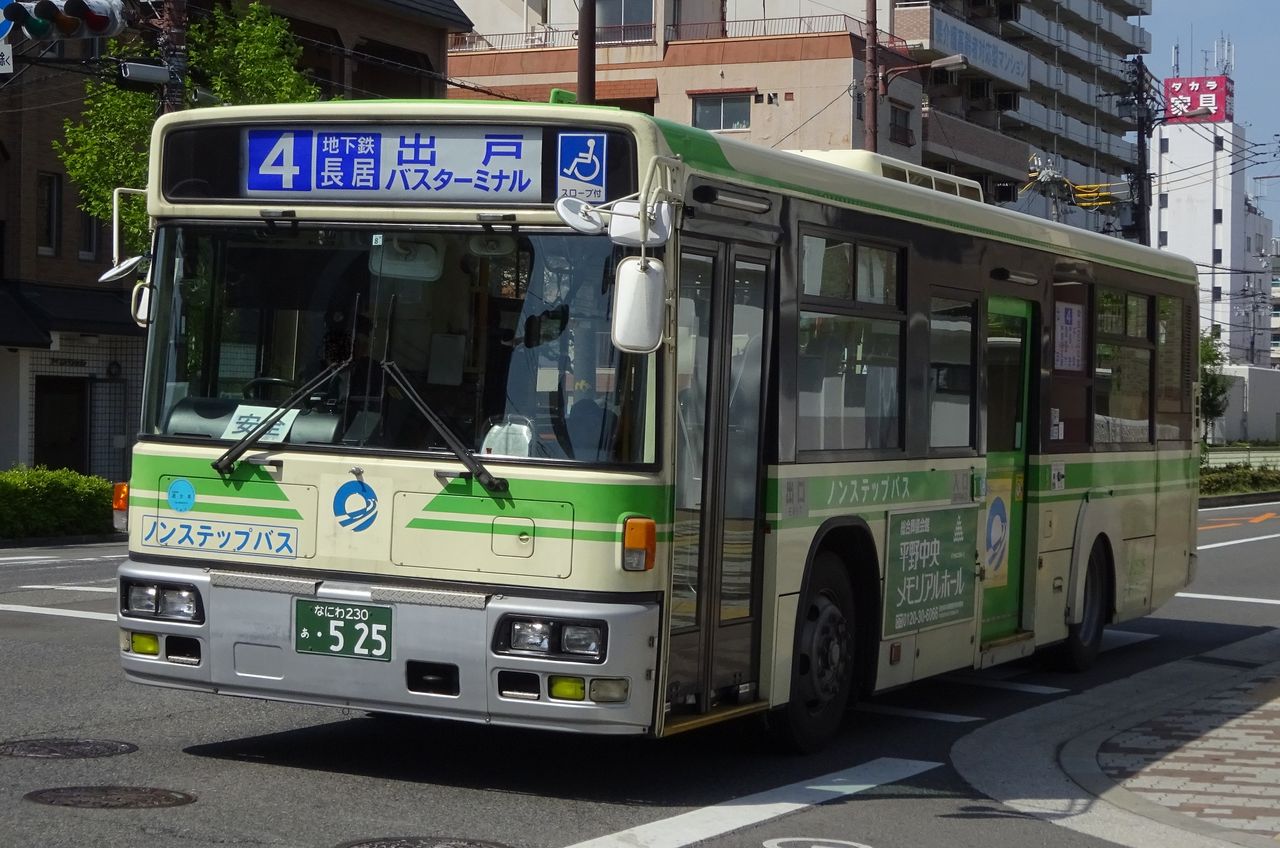 大阪シティバス 74-0525(なにわ230あ・525) : 三度のメシよりバスが 