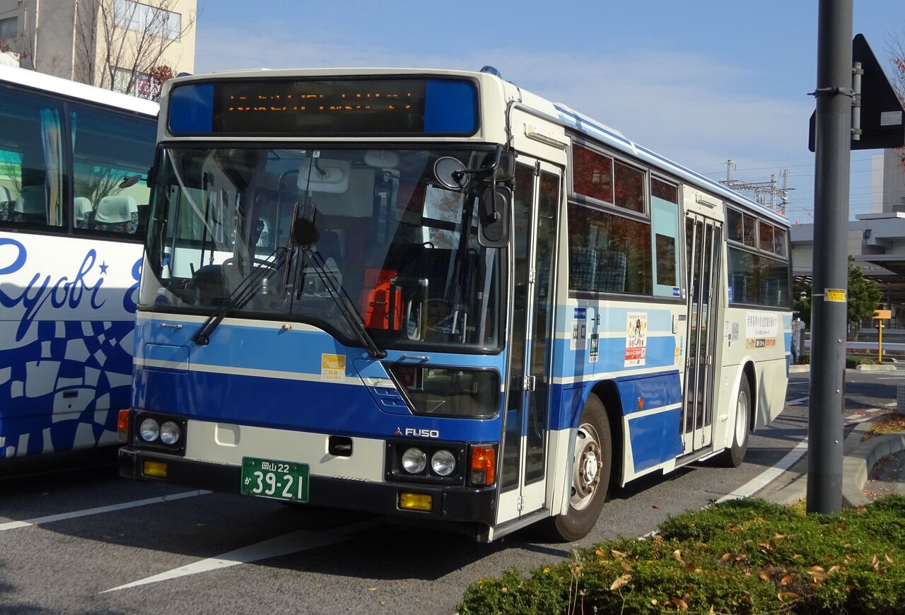 岡電バス 959 岡山22か3921 三度のメシよりバスが好きな人のブログ