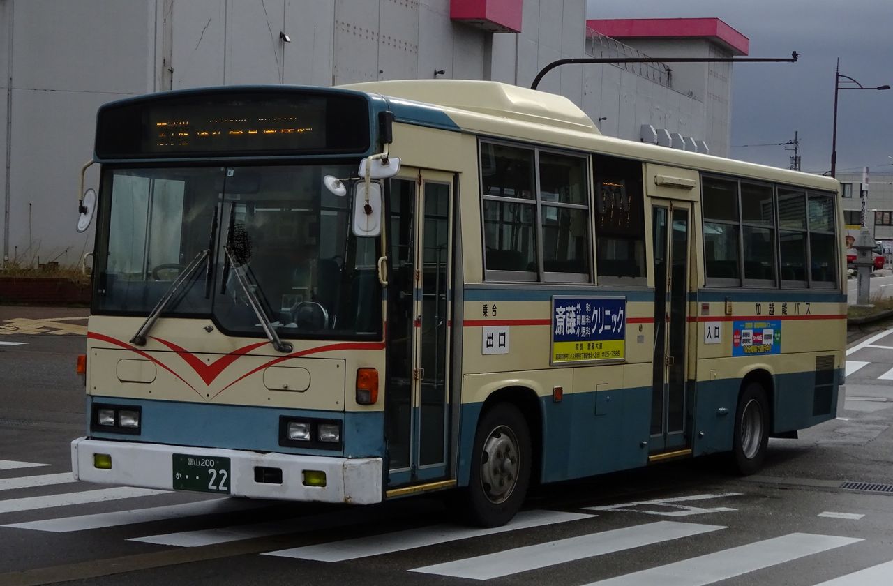 加越能バス 富山0か 22 三度のメシよりバスが好きな人のブログ