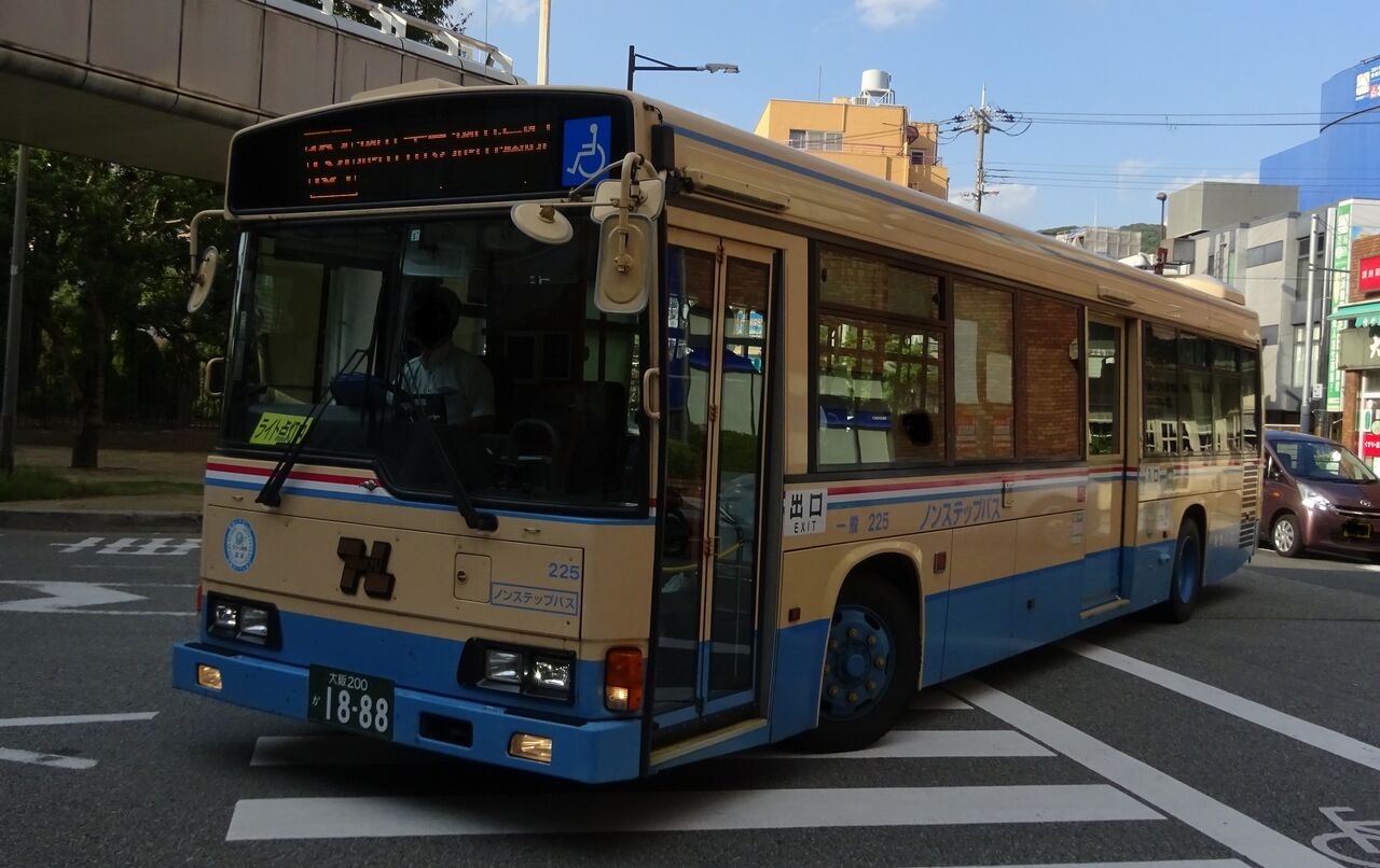 阪急バス 225 大阪0か18 三度のメシよりバスが好きな人のブログ