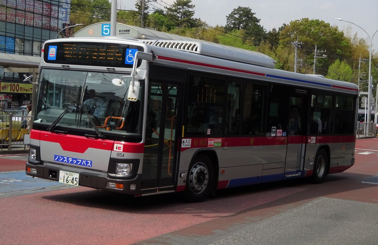 東急バス Nj1654 川崎0か1645 三度のメシよりバスが好きな人のブログ