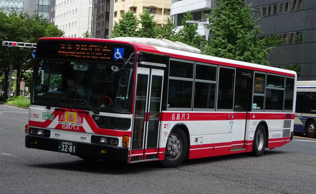 名鉄バス 1760 名古屋0か3281 三度のメシよりバスが好きな人のブログ 新館