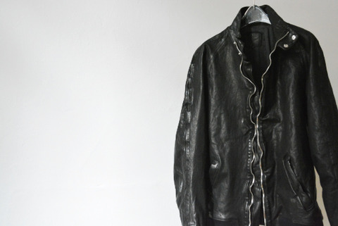 イサムカタヤマバックラッシュ　1843-01　ジャパンホース製品染めブルゾン