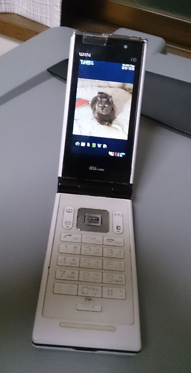 au 浅黒い ガラケー W63S re