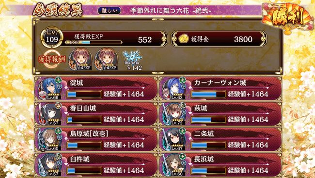 絶壱難リザルト