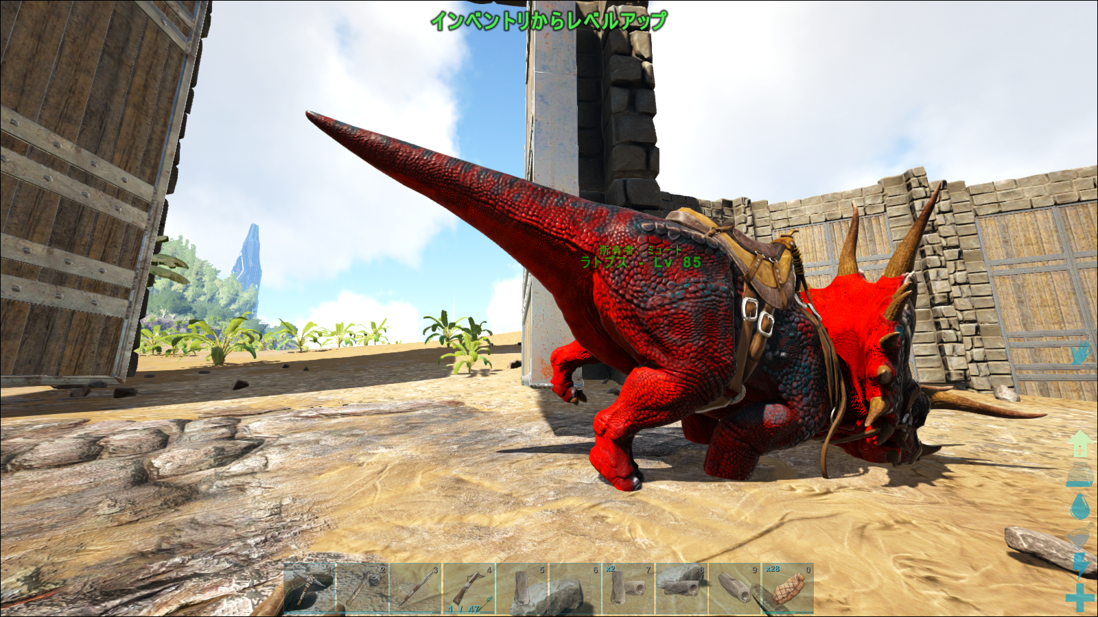 Ark ローカル 2 拠点の整備とテリィ 気紛れに