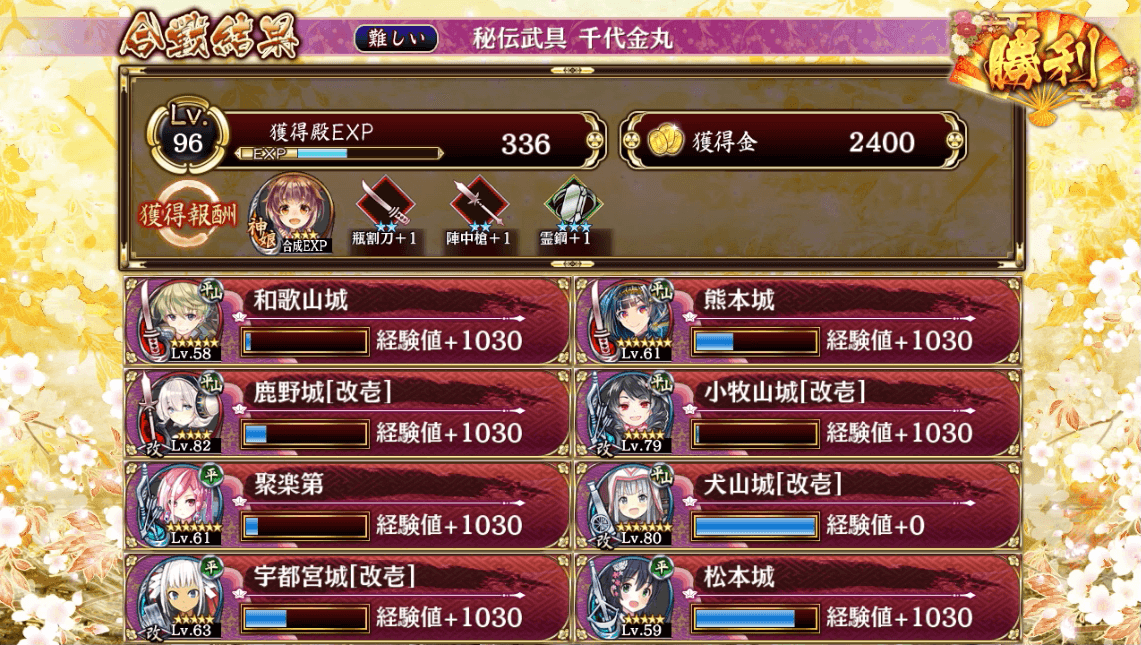 城プロre ひでんぶき 後半戦おわり 気紛れに 城プロre ひでんぶき 後半戦おわり 気紛れに