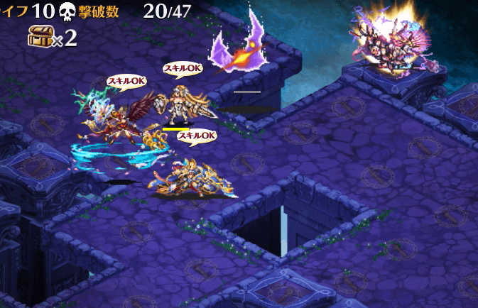 千年戦争アイギス 悪霊 17回目の侵入 前半4つ 気紛れに