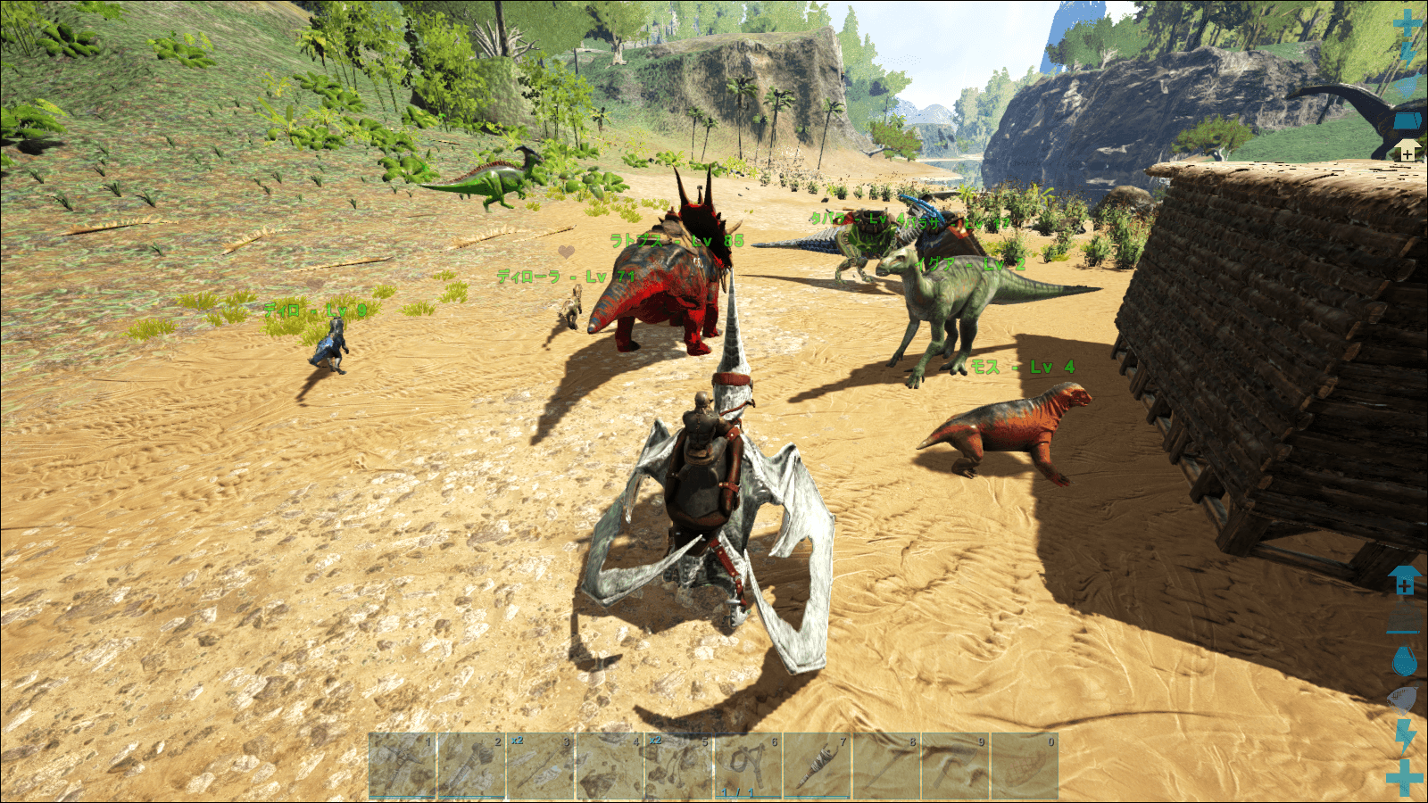 Ark ローカル 1 とにかく慣れだ 気紛れに
