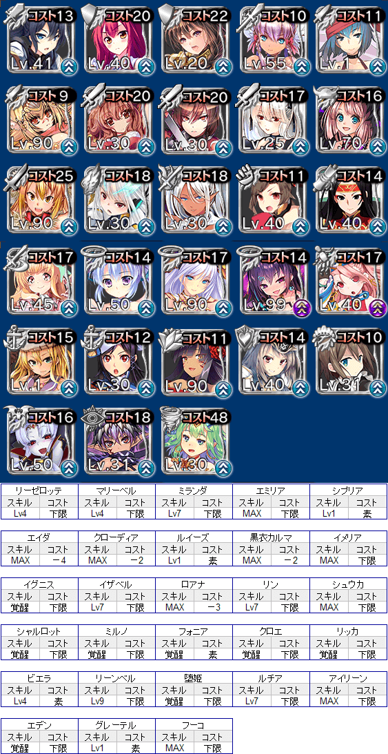 2 プラチナ近接、イベ産